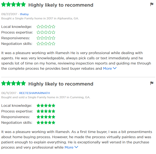 zillow reviews